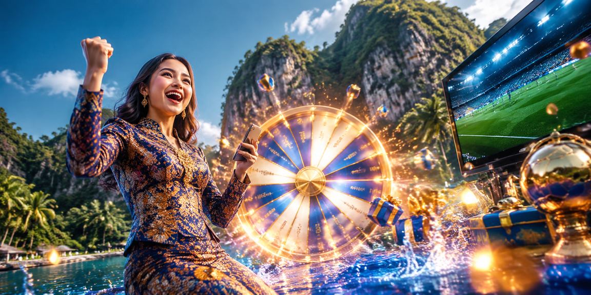 Cabutan bertuah dan hadiah promosi platform 2121 di Ipoh dengan tema batik