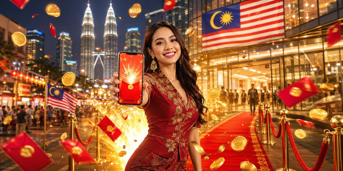 Sampul merah bonus dan reward platform 2121 Kuala Lumpur